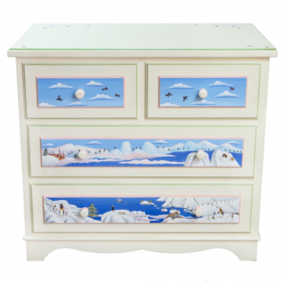 Комод с росписью Путешествие