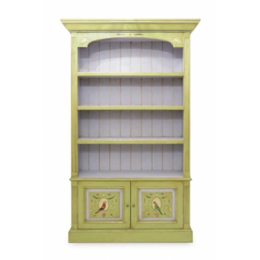 Шкаф с росписью Попугаи