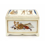 Сундук с росписью Маскарад