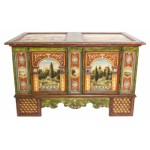 Сундук с росписью Пейзаж