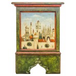 Сундук с росписью Пейзаж