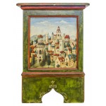 Сундук с росписью Пейзаж