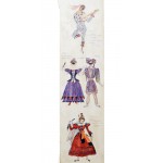 Шкаф с росписью Маскарад