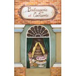 Шкаф с росписью Городок