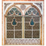 Шкаф с росписью Городок