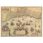 Постер в раме Античные карты LIGURIA ITALI